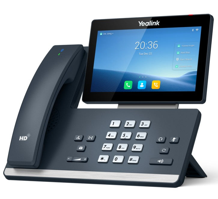 Yealink T58W Pro (T58WP) 16 Line IP HD Android Phone, colour touch screen, BT Handset (BTH58), HD voice, Dual Gig Ports, Built in Bluetooth & WiFi, USB 2.0 Port