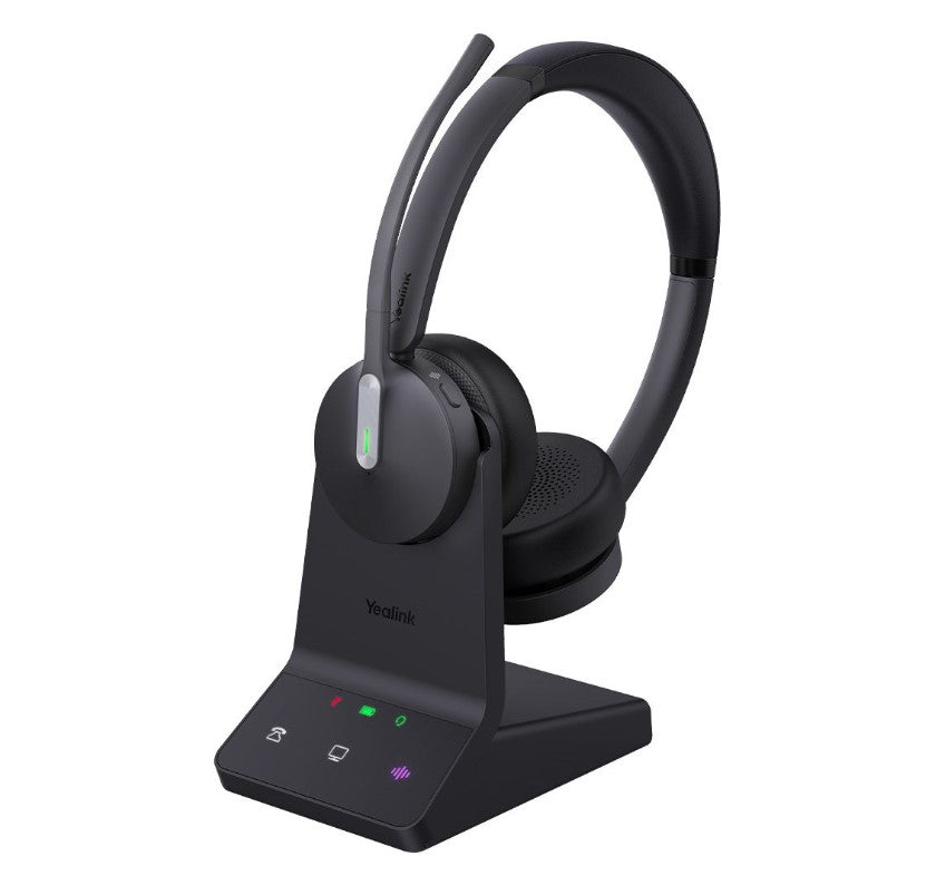 Yealink WH64 Dual UC Certified DECT Wireless Headset Bluetooth Noise Cancellation