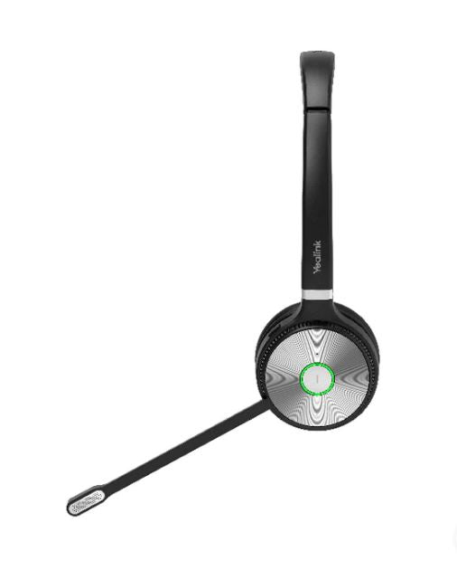 Yealink WH66 Dual Teams DECT Wireless Headset, UC Workstation, HD Voice, 2-Mic Noise Cancellation & 330° Adjustable, Leather Ear Cushions, Teams, Zoom