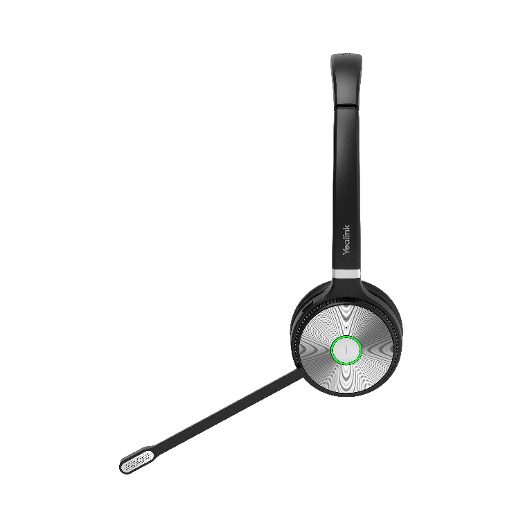 Yealink WH66 Dual UC DECT Wireless Headset, UC Workstation, HD Voice, 2-Mic Noise Cancellation & 330° Adjustable, Leather Ear Cushions, Teams & Zoom Certified