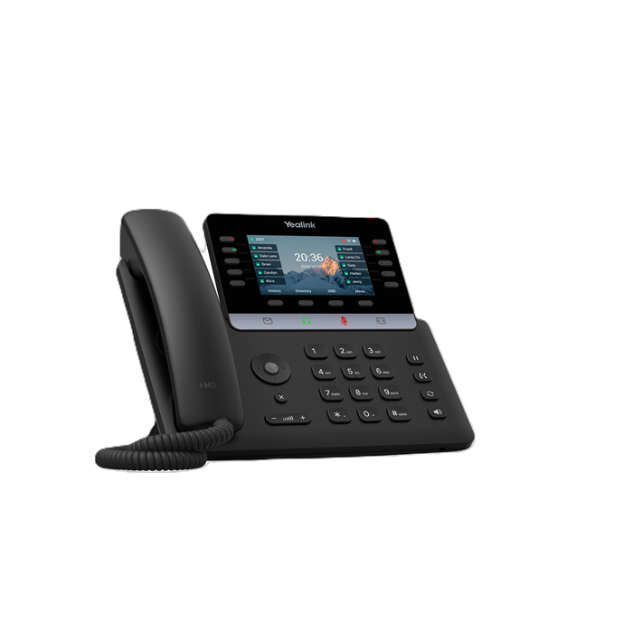Yealink SIP-T74U IP Phone, 4.3" Color Display, 16 SIP Accounts, HD Voice, USB & PoE, Linux 6.1, TEE Encryption, Wall Mountable