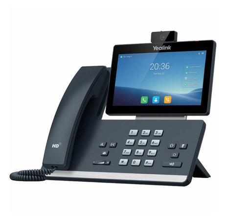 Yealink T58W-C 16 Line IP HD Android Phone with HD Camera, 7" colour touch screen, HD voice, Dual Gig Ports, Built-in Bluetooth& Wifi, USB 2.0
