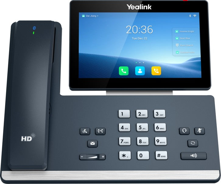 Yealink T58W Pro (T58WP) 16 Line IP HD Android Phone, colour touch screen, BT Handset (BTH58), HD voice, Dual Gig Ports, Built in Bluetooth & WiFi, USB 2.0 Port